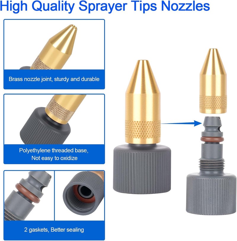 RO6G Backpack Sprayer Nozzle Replacement Smith Sprayer Nozzle 182919, Compatible with Smith NL400 4-Gallon R200 2-Gallon R300 3 Gallon Sprayer Nozzle Tips - 2 Pack - Image 4